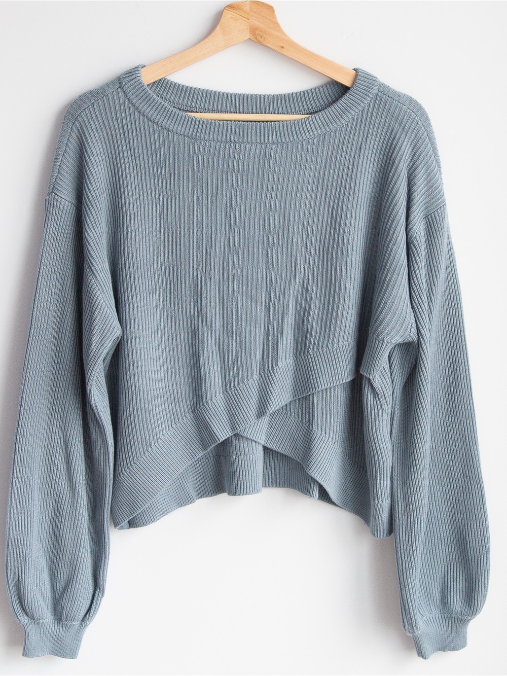 Lululemon Reversible Crossover Sweater Chambray Size 8